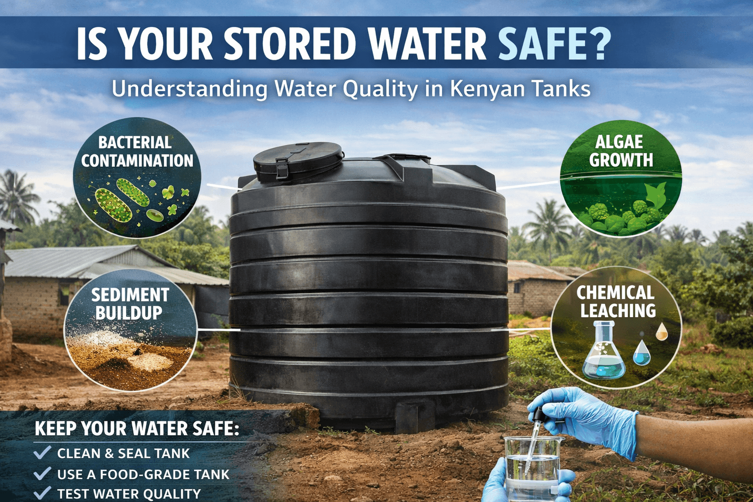 Protecting Your Health: How Stored Water Quality Affects Your Family in Kenya